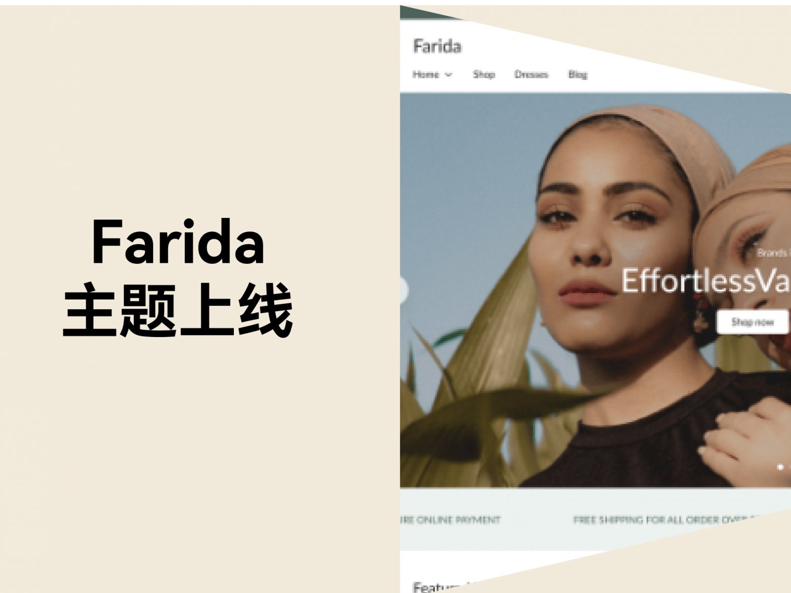 灵活设计、轻松本地化，全新 Farida 主题已上线！
