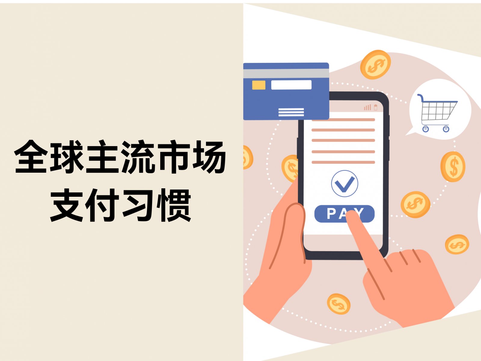 解锁全球主流市场支付习惯，提升转化率与销售额