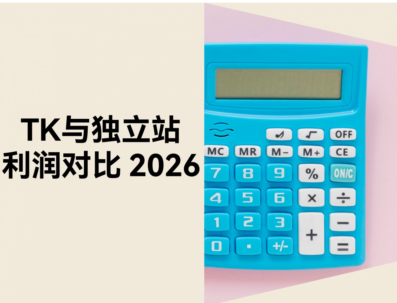 月销 10 万美金：TikTok Shop 与独立站利润对比（2026 成本测算）