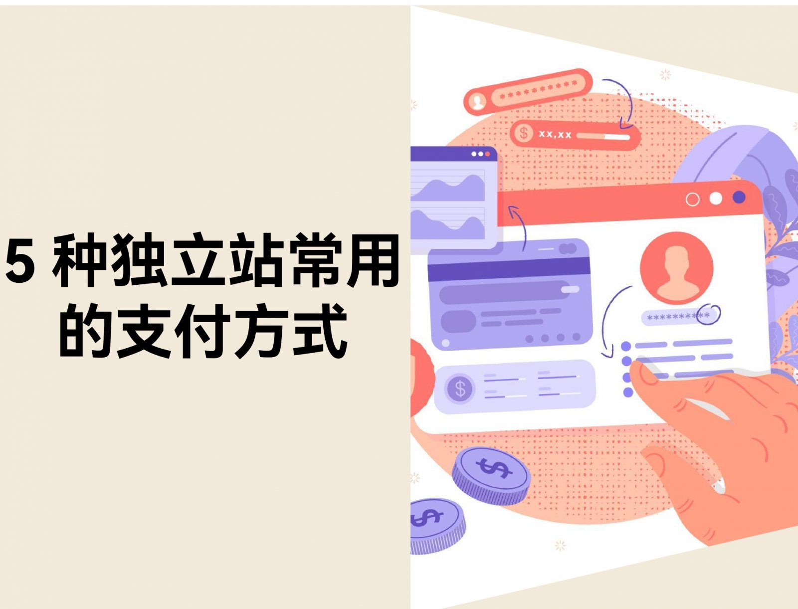 跨境独立站收款怎么选？5 类常见支付方式与适用场景解析
