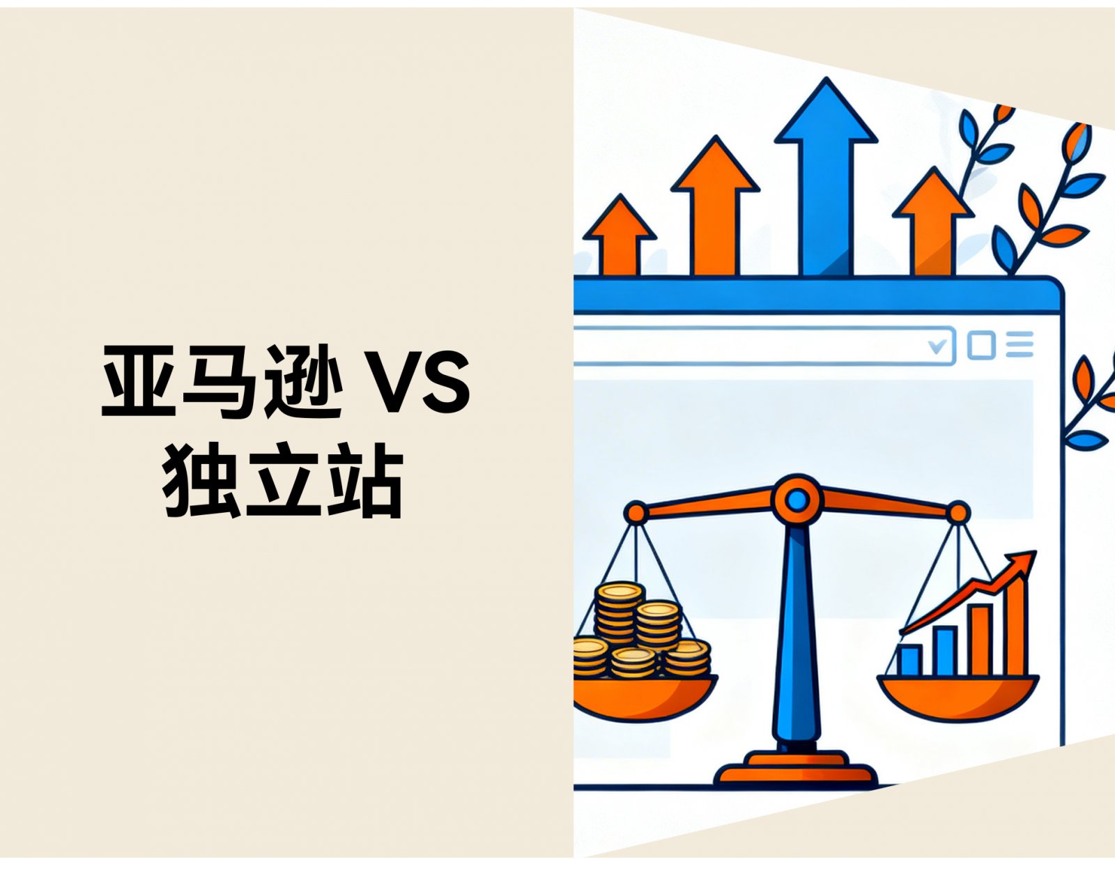 亚马逊 vs 独立站：跨境卖家的成本结构与增长路径
