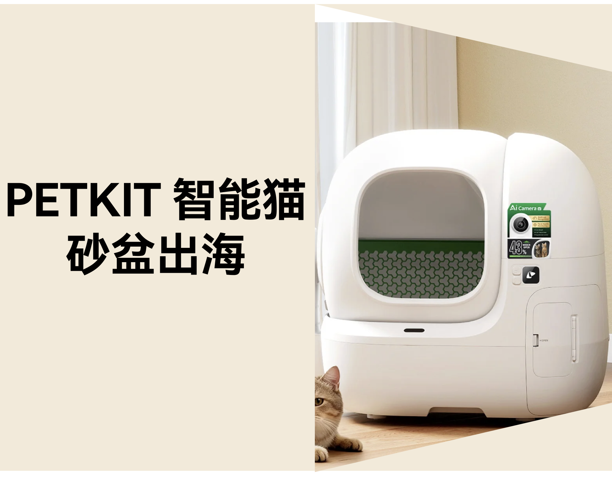 国产智能猫砂盆出海：PETKIT 年入 10 亿的溢价秘诀