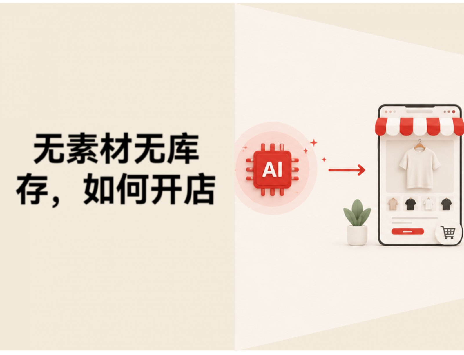 没货源、没图文、没素材，如何从零开设在线店铺？