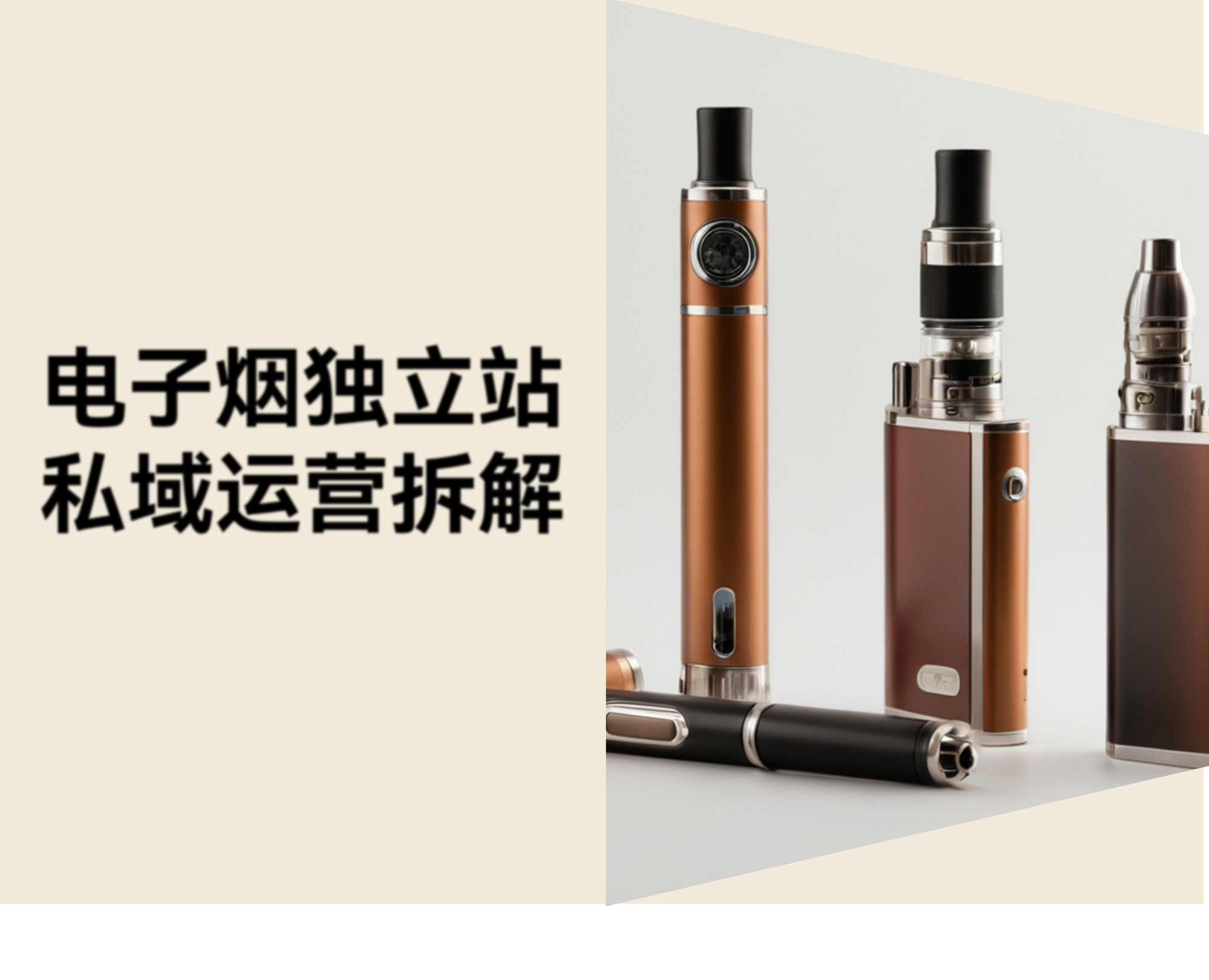 电子烟独立站私域运营攻略：广告受限品类如何实现高频复购？