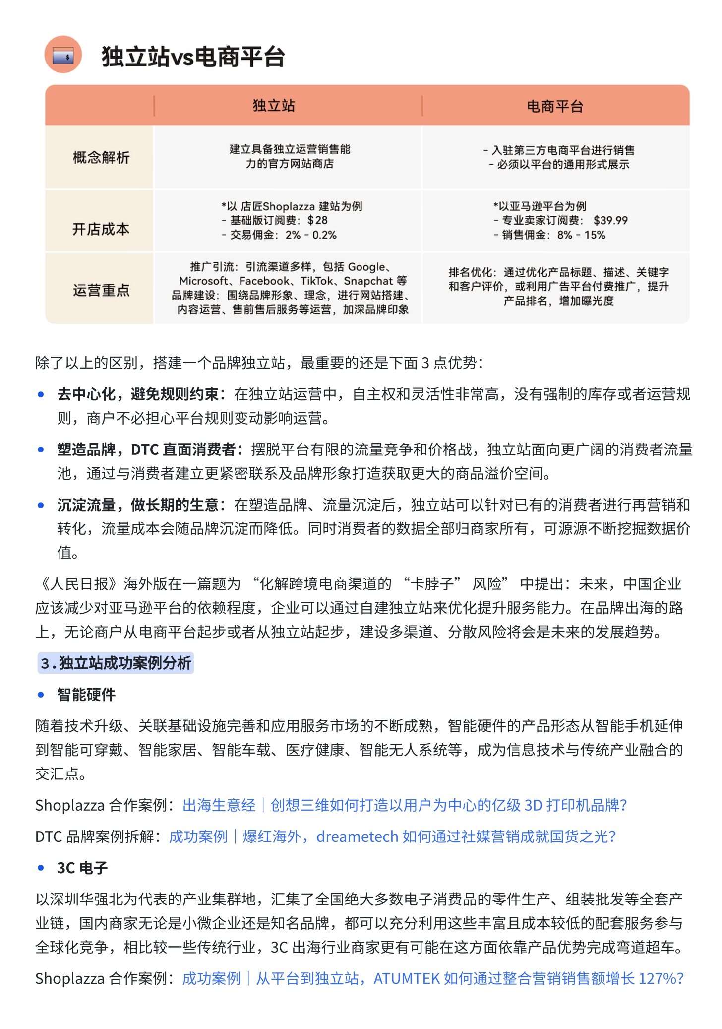 独立站vs电商平台 独立站vs电商平台