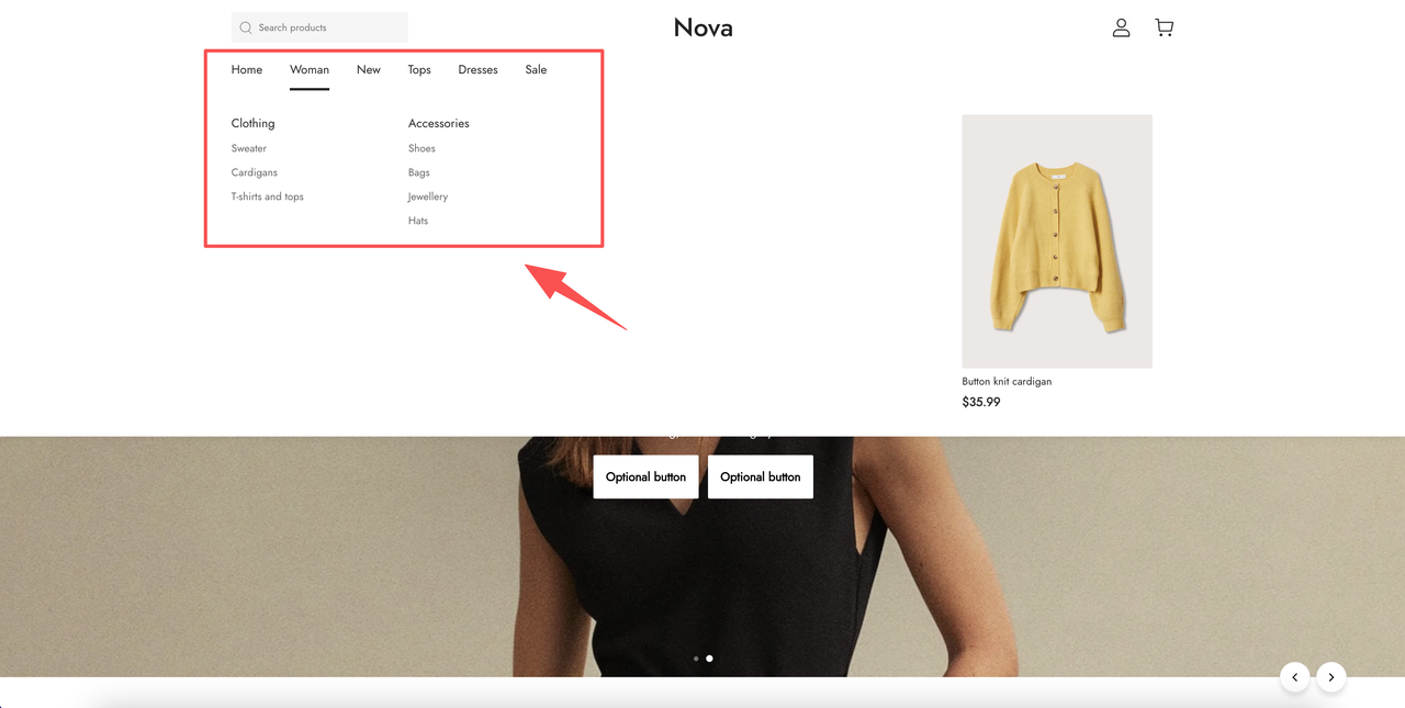设置二级菜单栏 设置二级菜单栏