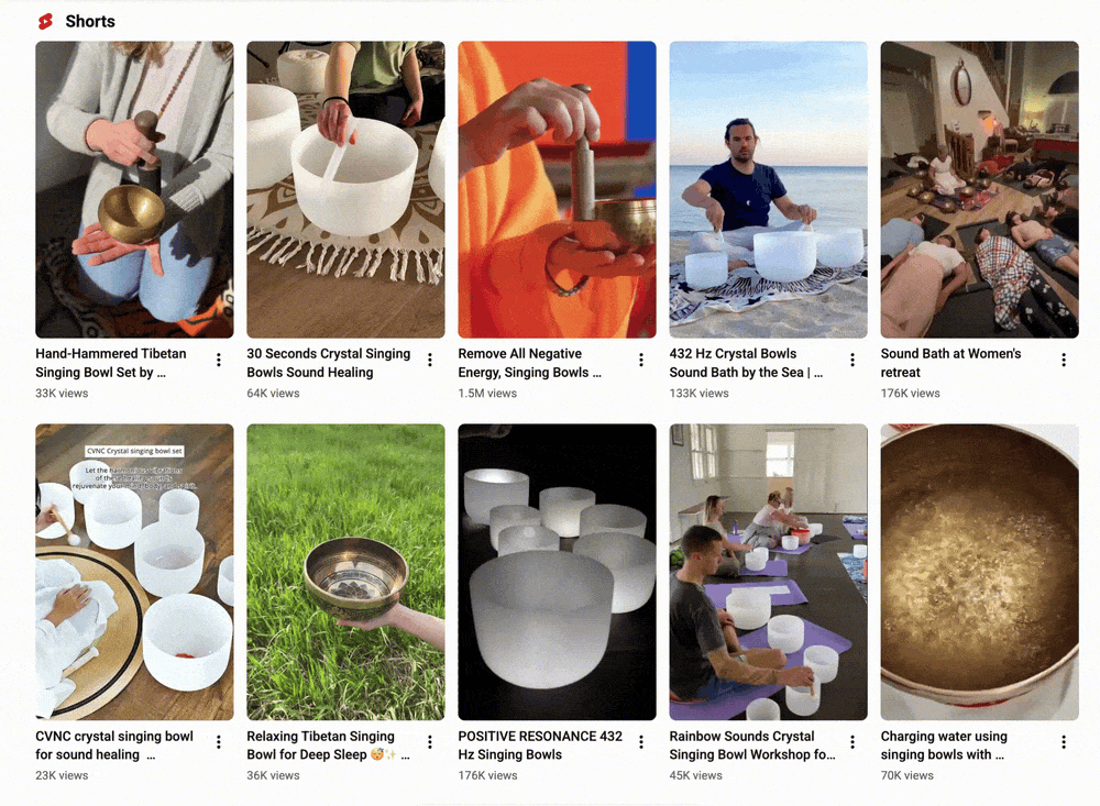 海外音疗颂钵短视频