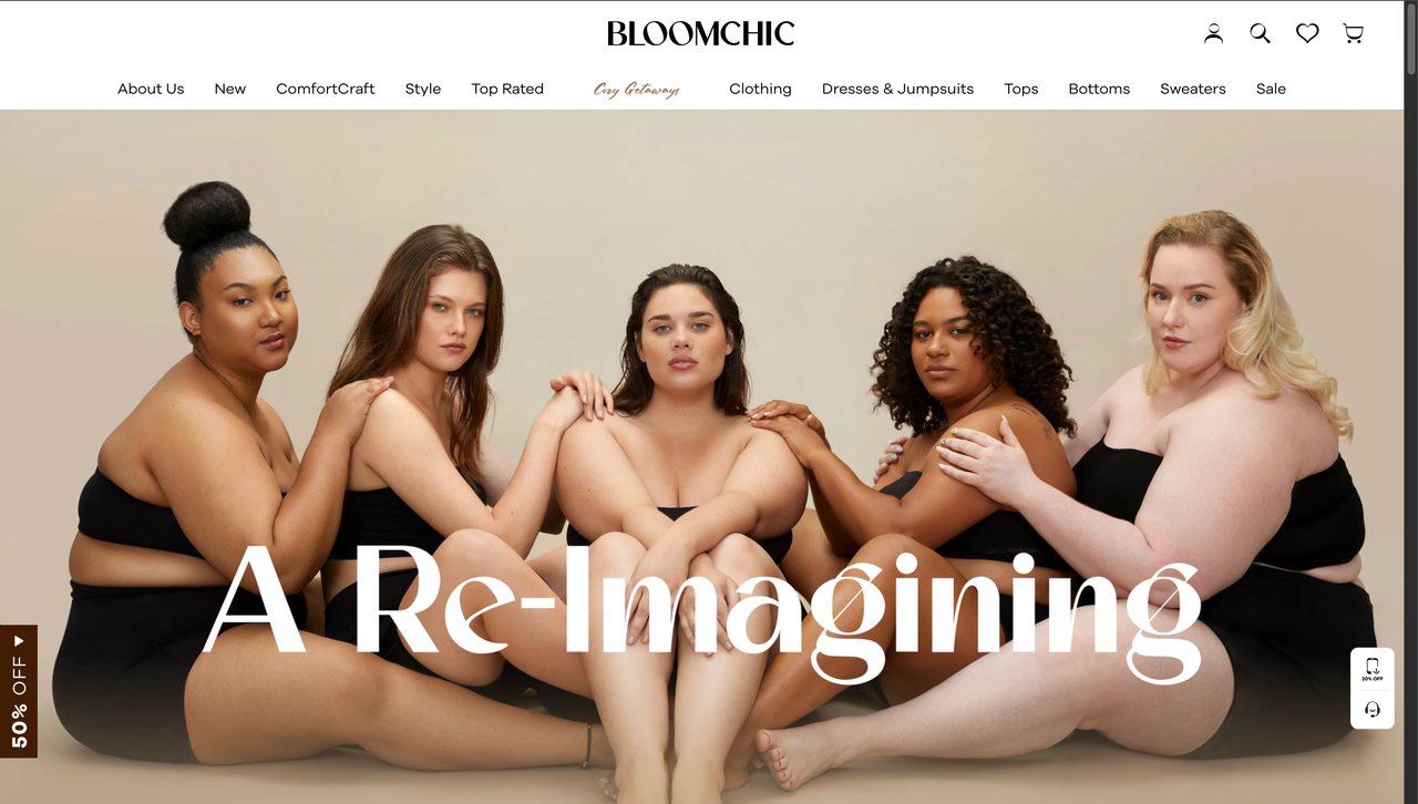 大码女装品牌 BloomChic