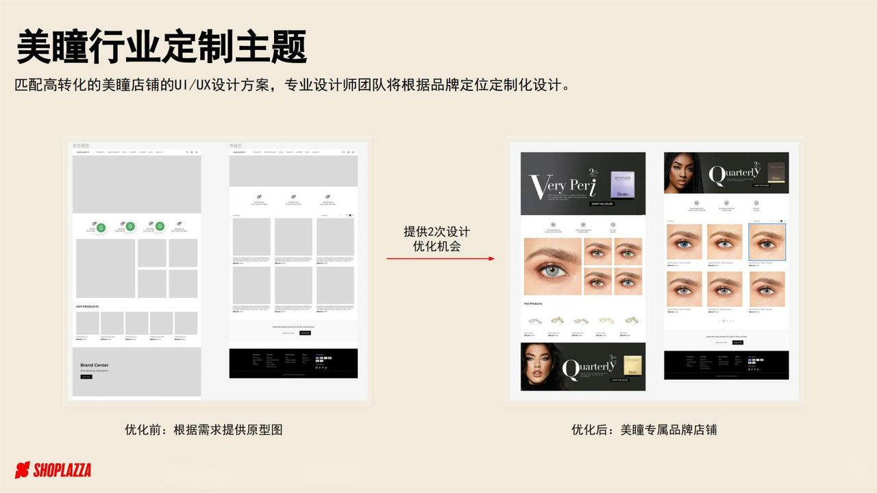 美瞳行业定制主题