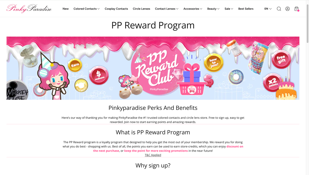 Pinky Paradise 会员机制