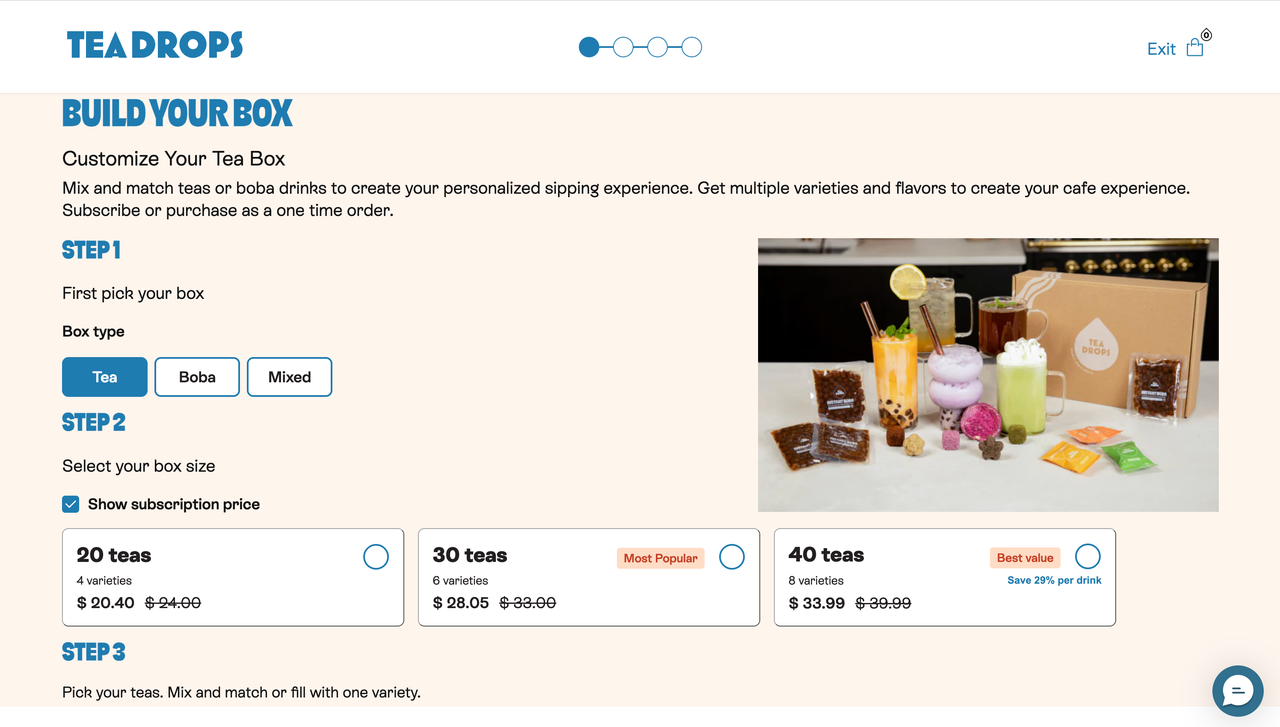 “ Build Your Box ”定制服务