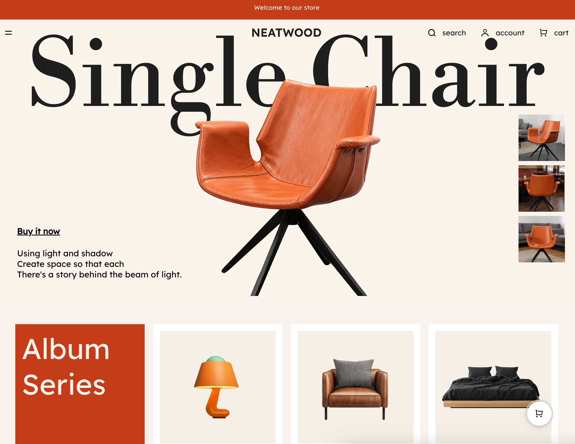 独立站家具主题模板 Reformia