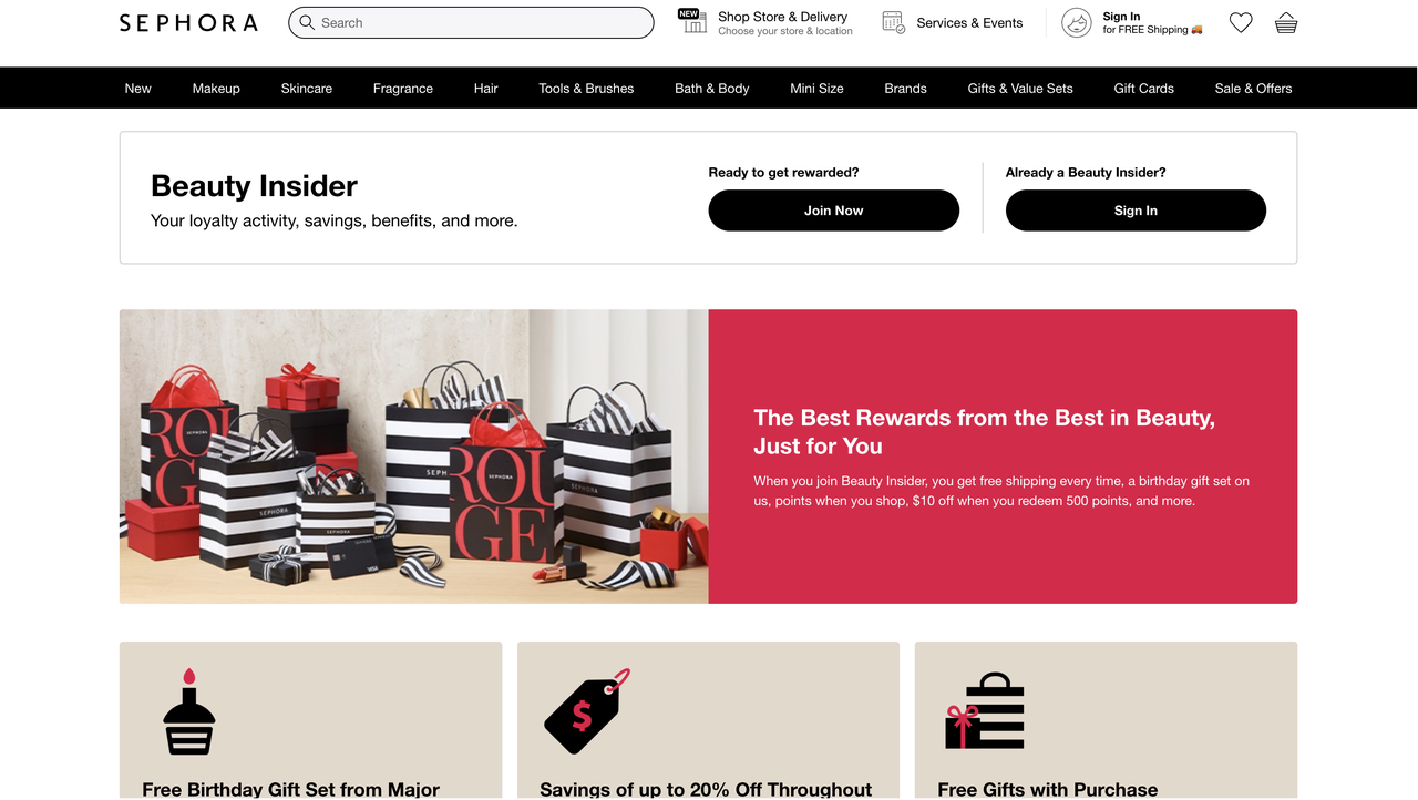 Beauty Insider 计划