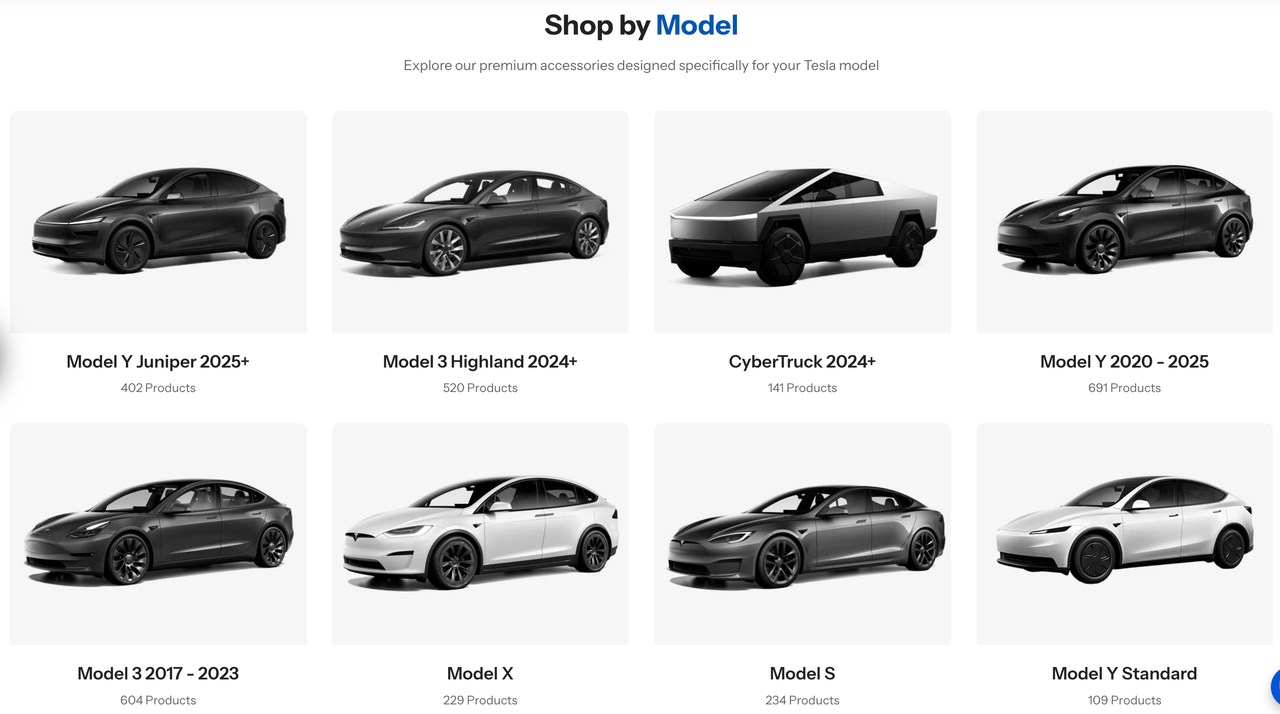 Tesery 全车型配件