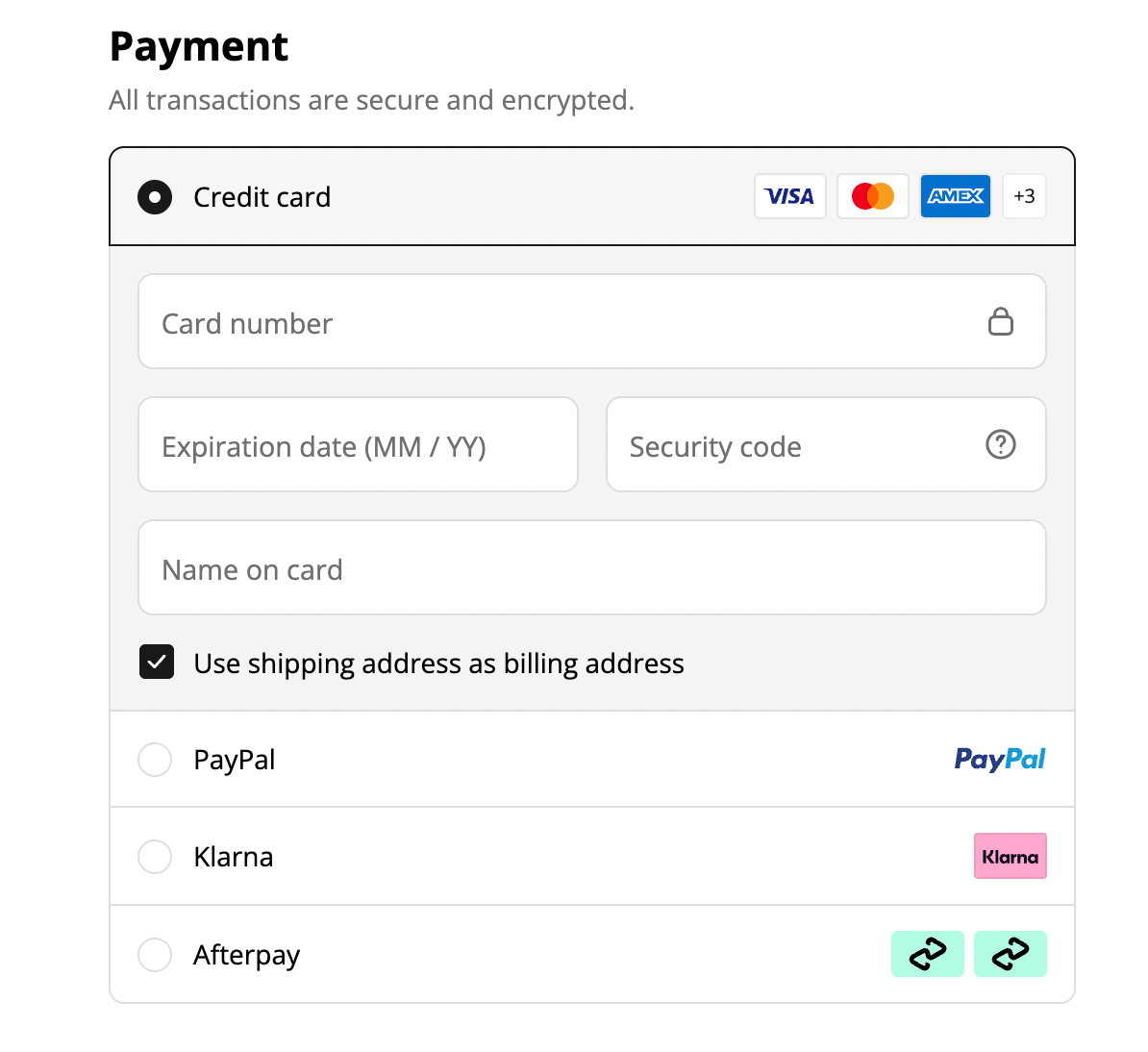 设置多种支付方式