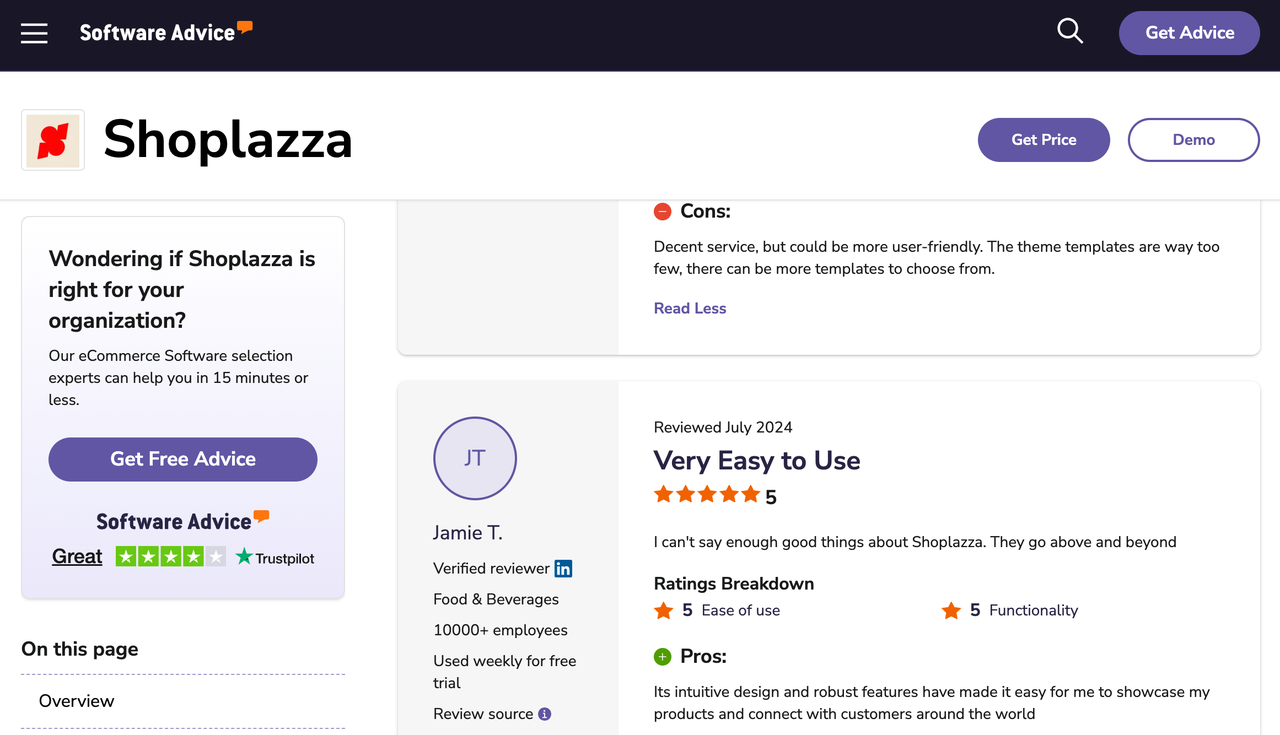 SoftwareAdvice 评论 SoftwareAdvice 评论