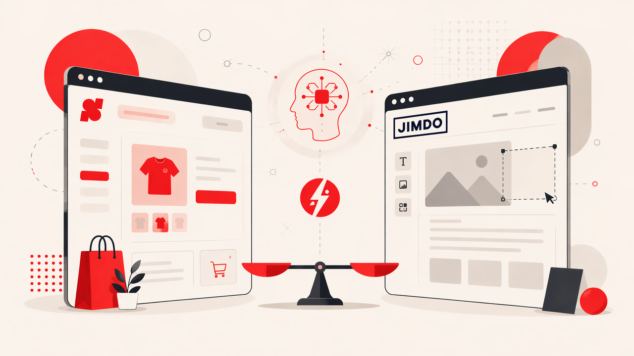 店匠Shoplazza vs Jimdo AI 建站工具对比
