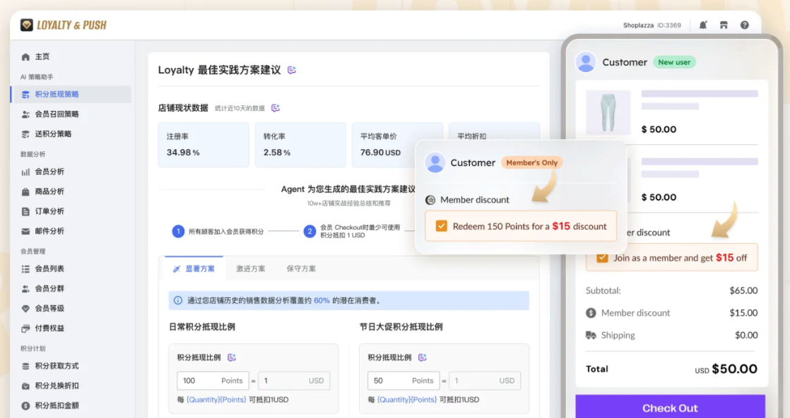 Loyalty & Push 客户分层管理