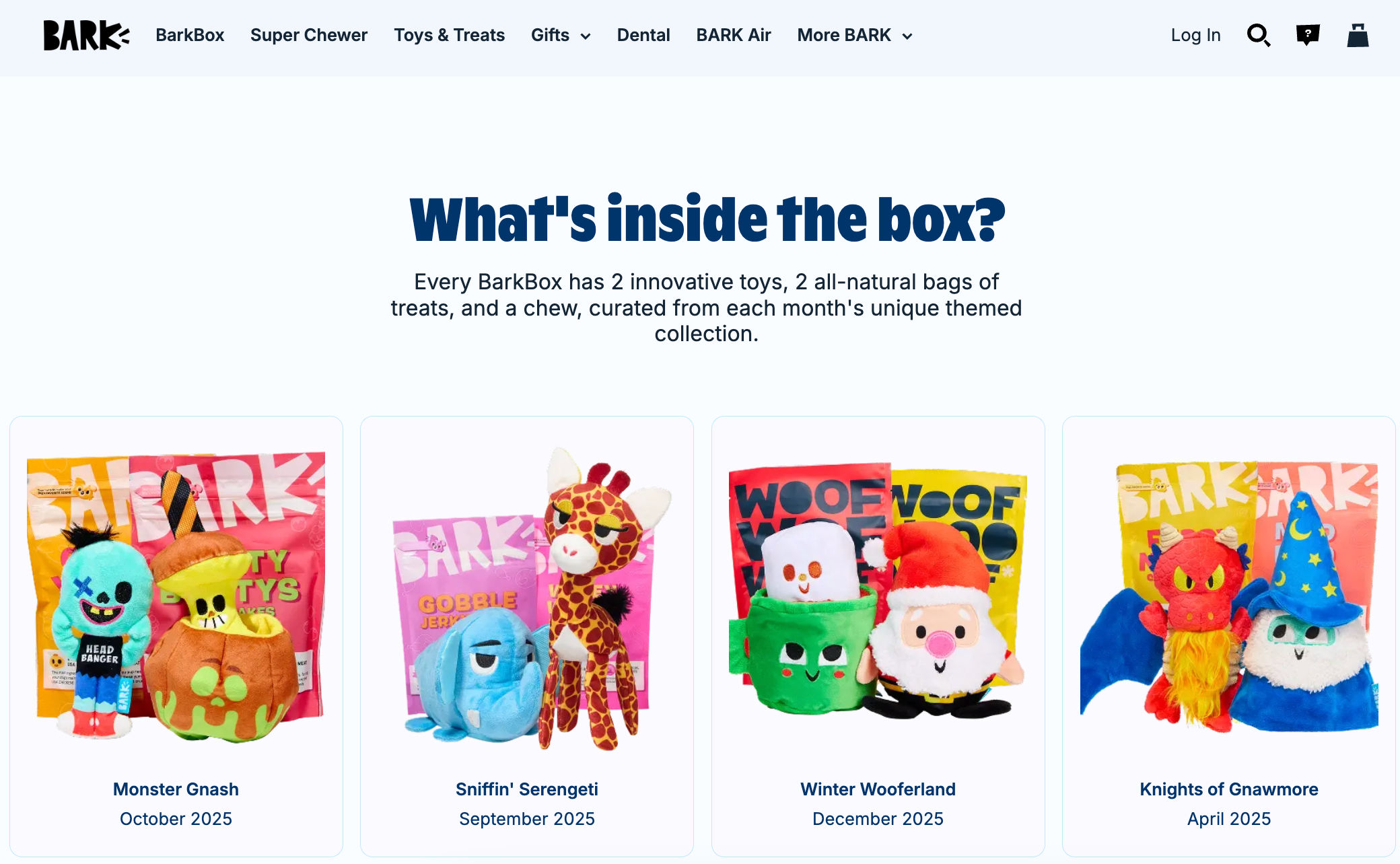BarkBox 网站 BarkBox 网站