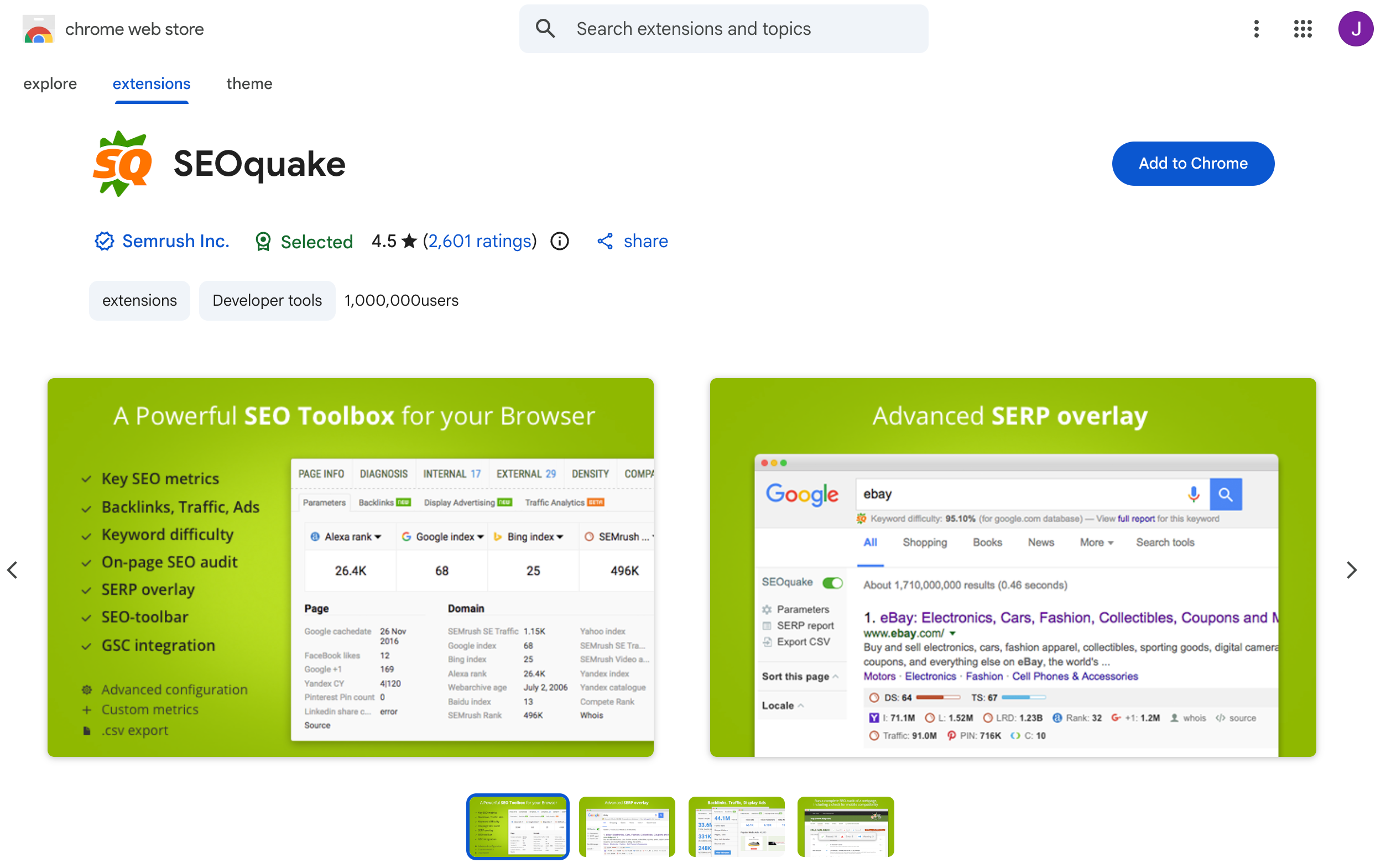 SEOquake SEOquake