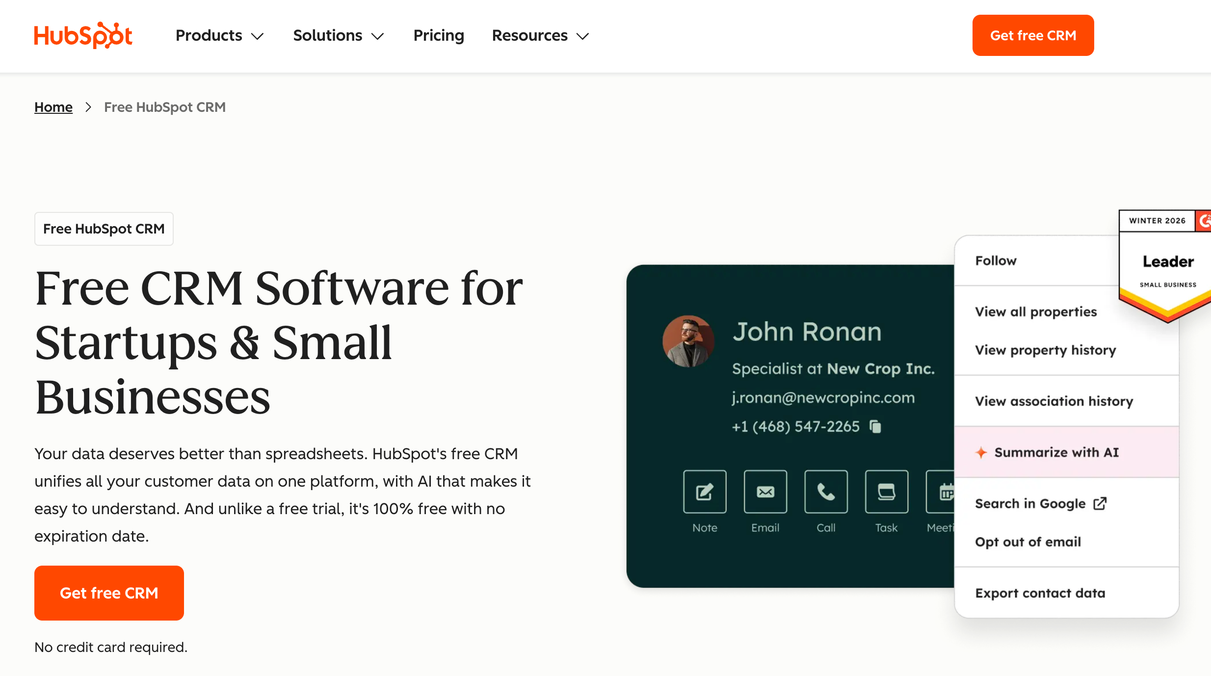 HubSpot CRM HubSpot CRM
