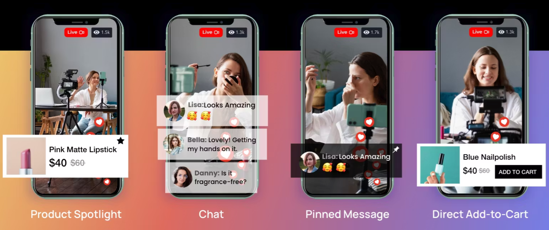 Live Shopping & Shoppable Videos Live Shopping & Shoppable Videos