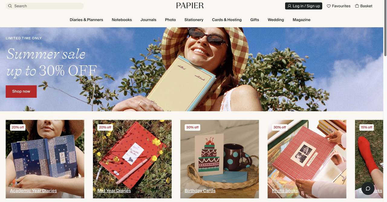文具独立站「PAPIER」 文具独立站「PAPIER」