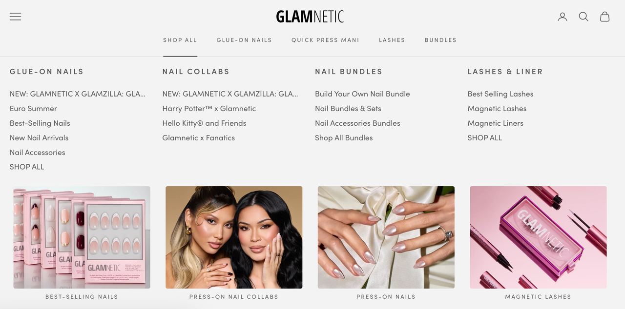 Glamnetic 商品页