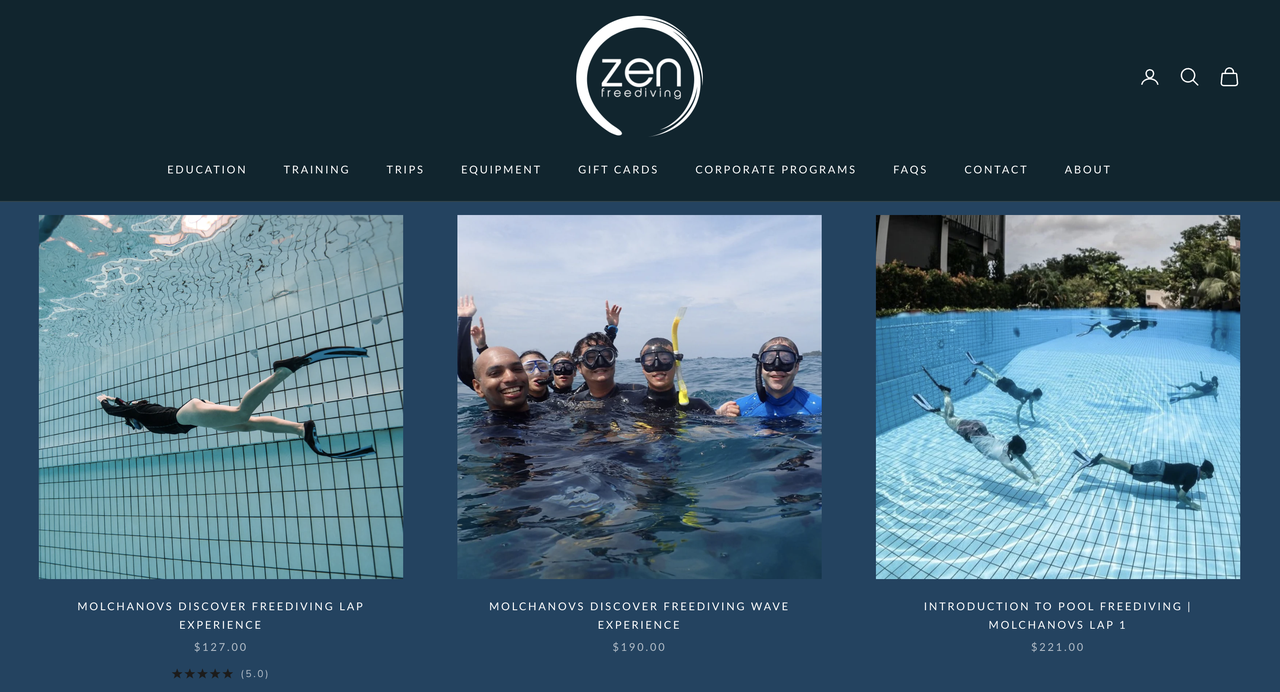 Zen Freediving 首页 Zen Freediving 首页