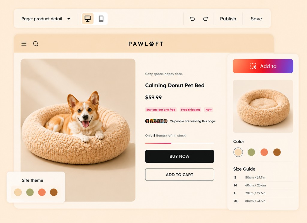 PageBuilder 示意 PageBuilder 示意