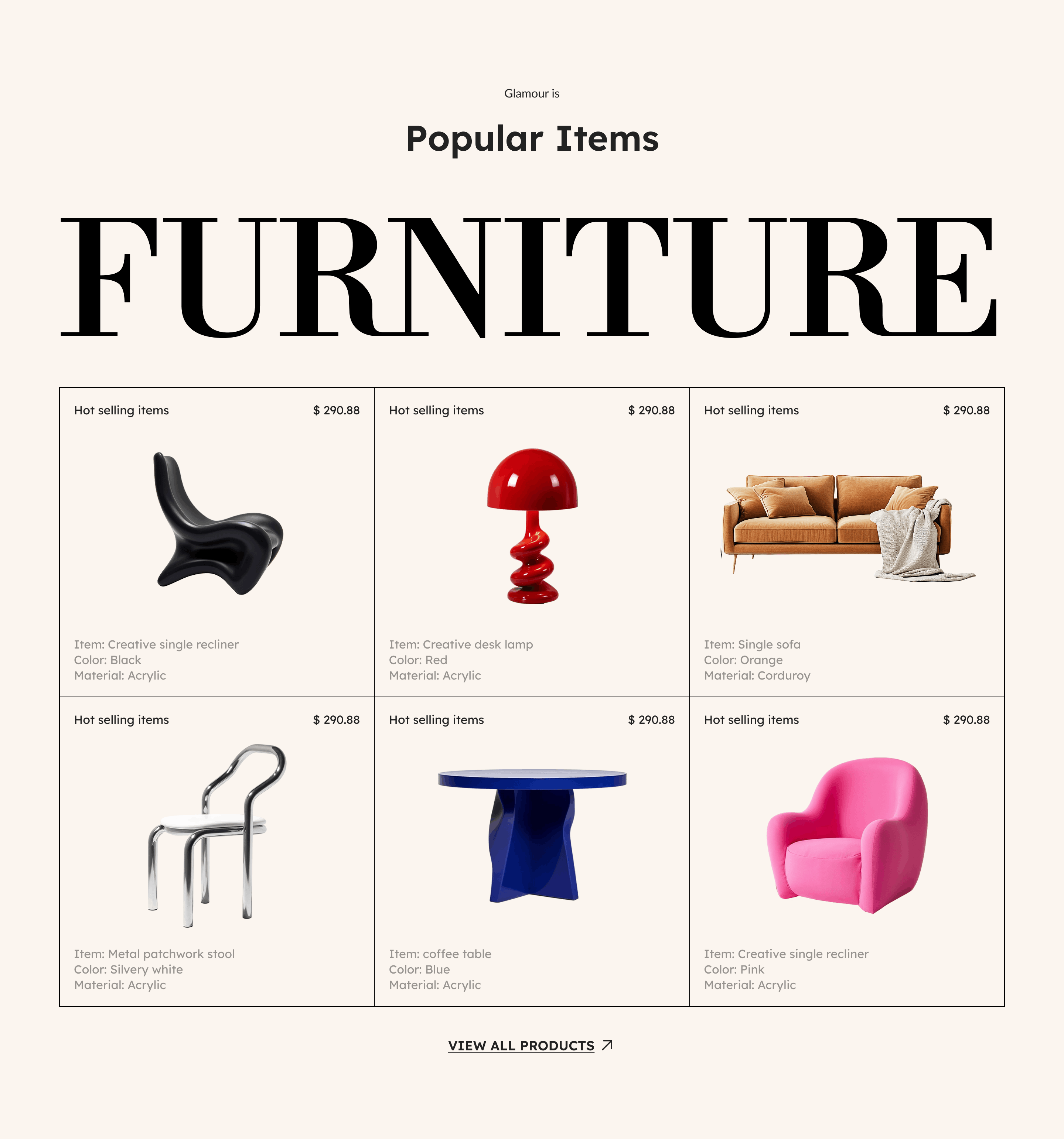 Popular Items
