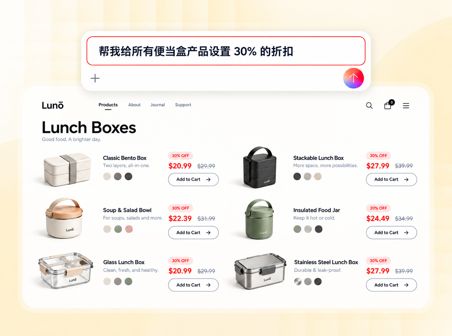 AI 生成的电商套图示例